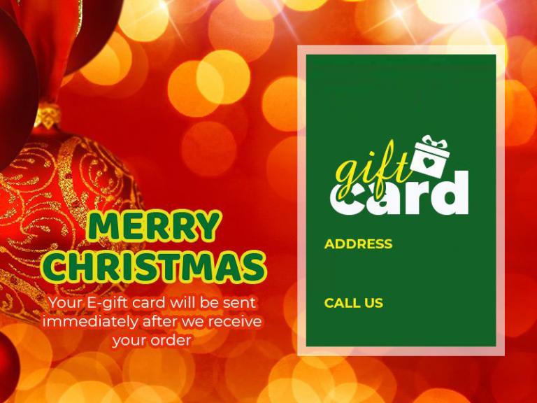 Merry Christmas Gift Card